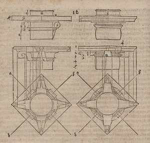 Capiteles de una columna retorcida de Albrecht Dürer